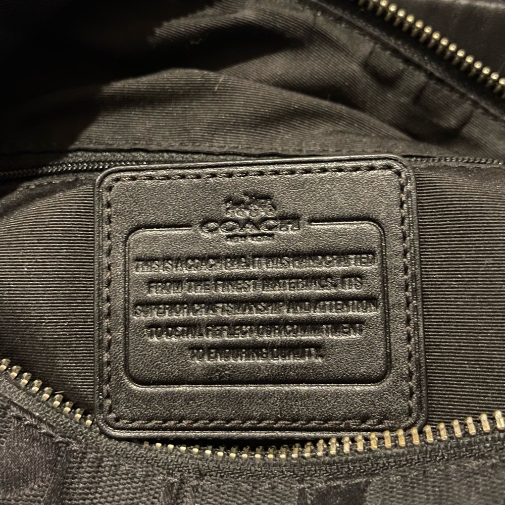 Coach Signature Handbag/Crossbody Bag - Picture 8 of 11
